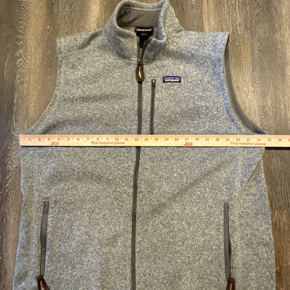 Patagonia Better Sweater Vest Men's XXL Full Zip Fleece Gray Outdoor - Picture 9 of 11